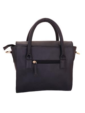 black leatherette regular handbag - 13975848 - Standard Image - 2