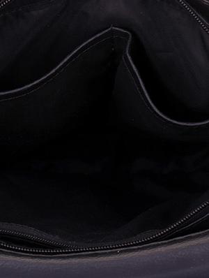 black leatherette regular handbag - 13975848 - Standard Image - 3