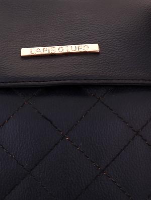 black leatherette regular handbag - 13975848 - Standard Image - 4