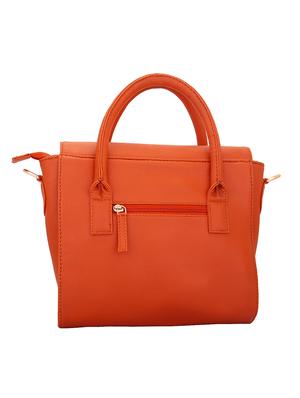 orange leatherette regular handbag - 13975850 - Standard Image - 2