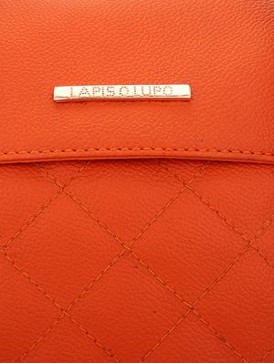 orange leatherette regular handbag - 13975850 - Standard Image - 4