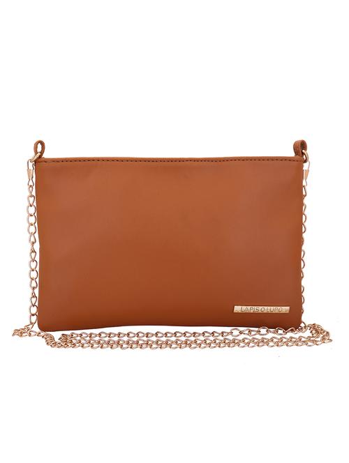 tan leatherette  regular sling bag - 13975854 -  Standard Image - 0