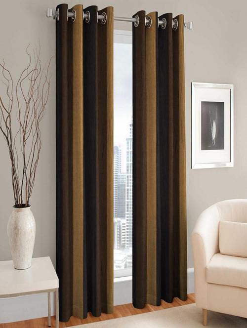 impression hut polyester set of 2 window curtains - 13976048 - Standard Image - 1