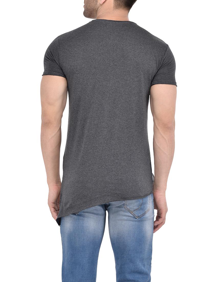 grey cotton t-shirt - 13979317 - Zoom Image - 3