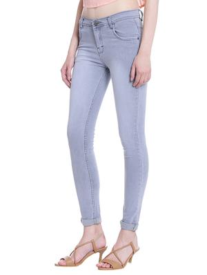 slim fit grey denim jean - 13982658 - Standard Image - 2