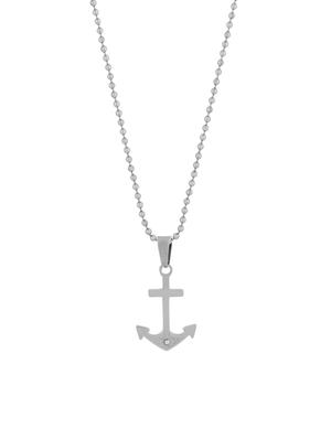 blue satin less steel pendant - 13985261 - Standard Image - 3