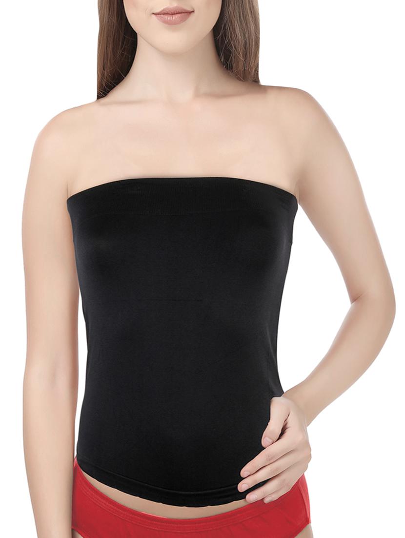 black cotton tube camisole - 13986276 - Zoom Image - 1