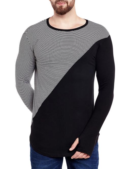 black cotton t-shirt - 13988505 - Standard Image - 1
