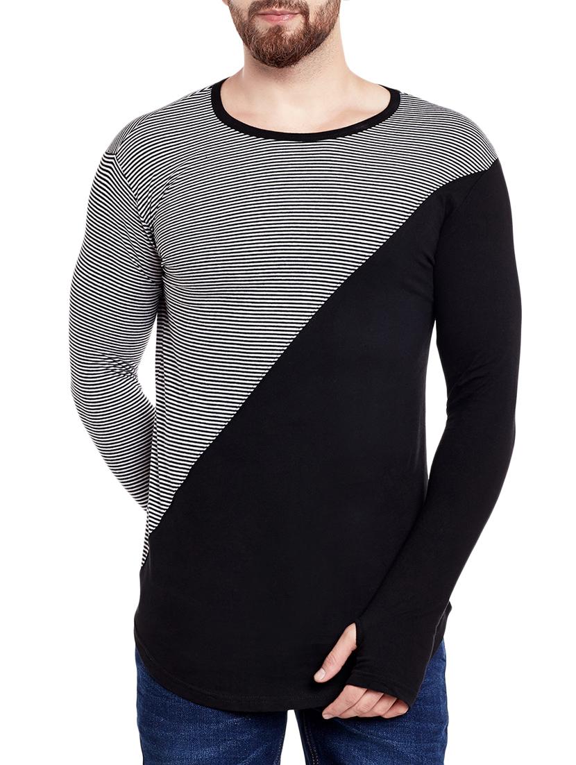 black cotton t-shirt - 13988505 - Zoom Image - 1