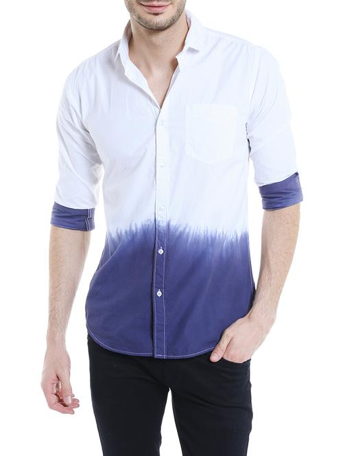 white cotton casual shirt - 13989268 - Very Small Image - 1