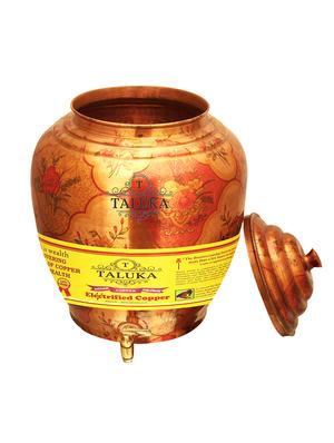 taluka apple design pure copper water pot dispenser - 13989524 - Standard Image - 3