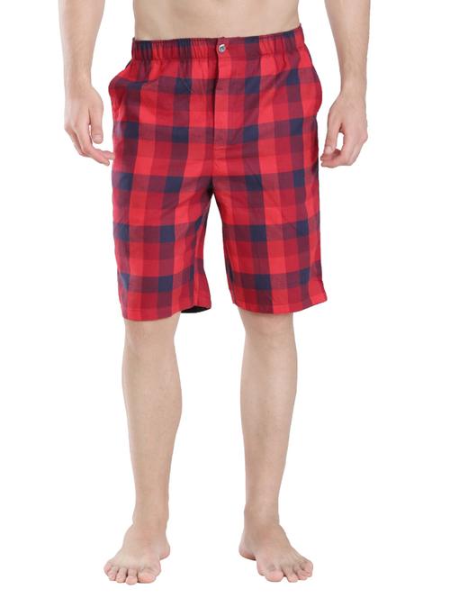 red cotton shorts - 13994841 - Standard Image - 1