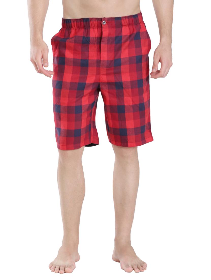 red cotton shorts - 13994841 - Zoom Image - 1