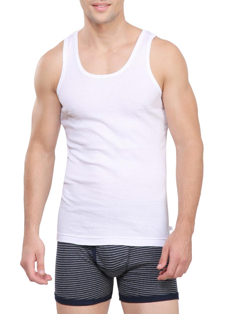 white cotton vest - 13994939 - Zoom Image - 1