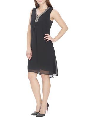 grey embellished high-low dress - 13997664 - Standard Image - 2