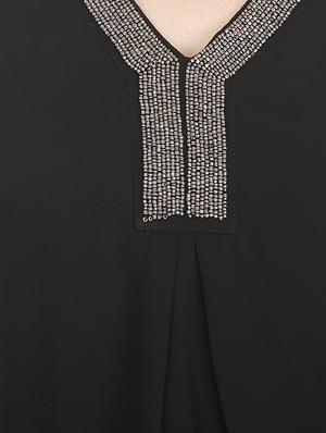 grey embellished high-low dress - 13997664 - Standard Image - 4