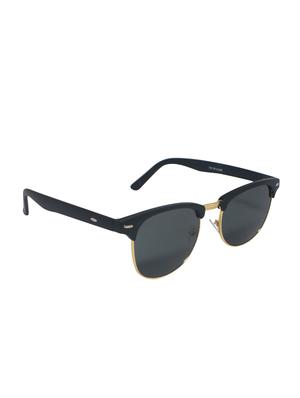 hipe unisex wayfarer black semi-rimless frame sunglasses - 14008051 - Standard Image - 2