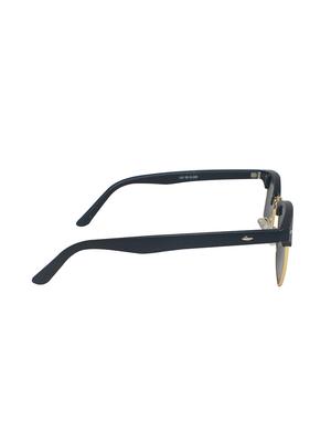 hipe unisex wayfarer black semi-rimless frame sunglasses - 14008051 - Standard Image - 3