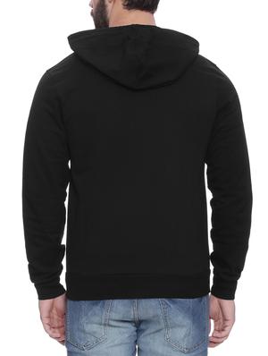 solid black cotton sweatshirt - 14010518 - Standard Image - 3