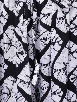multicolored cotton printed palazzo - 14010543 - Standard Image - 4