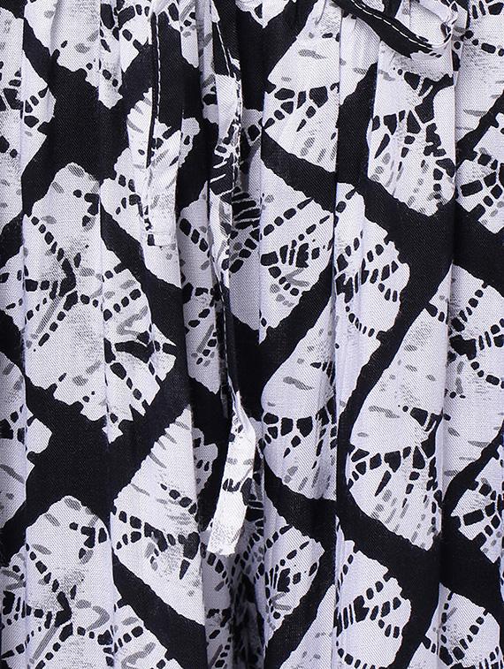 multicolored cotton printed palazzo - 14010543 - Zoom Image - 4
