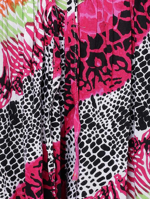 multi colored cotton printed palazzo - 14010546 - Zoom Image - 4