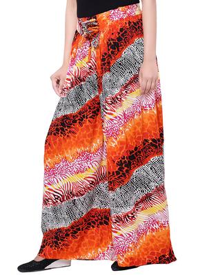 multi colored cotton printed palazzo - 14010548 - Standard Image - 2