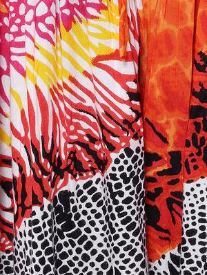 multi colored cotton printed palazzo - 14010548 - Standard Image - 4