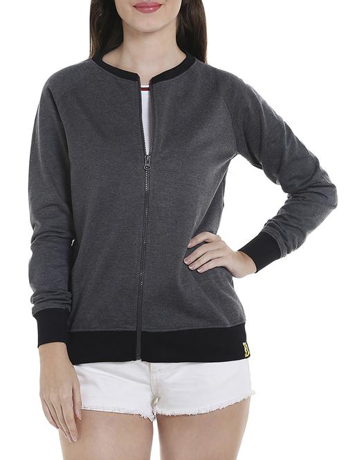 grey cotton sweatshirt - 14011990 - Standard Image - 1