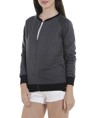 grey cotton sweatshirt - 14011990 - Standard Image - 2