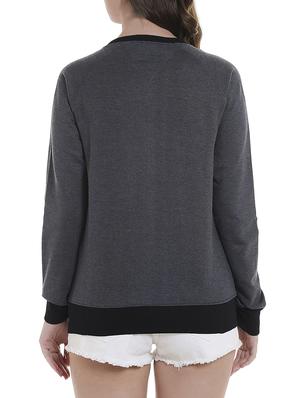 grey cotton sweatshirt - 14011990 - Standard Image - 3