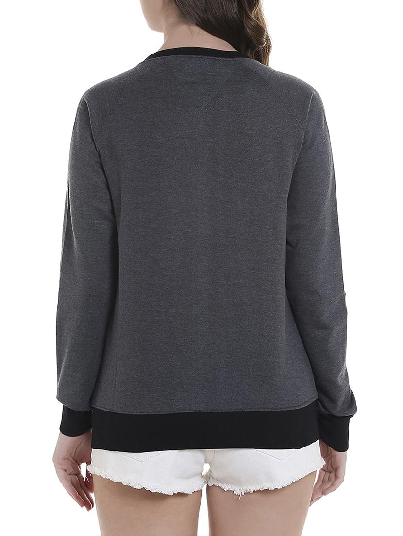 grey cotton sweatshirt - 14011990 - Zoom Image - 3