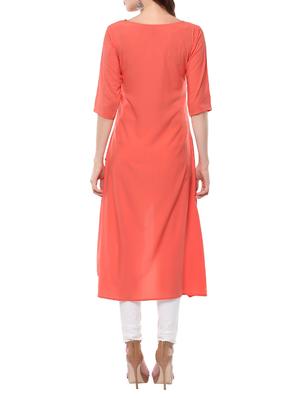 solid high-low kurta - 14012365 - Standard Image - 3