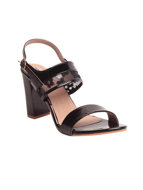 black back strap sandal - 14040624 - Zoom Image - 1