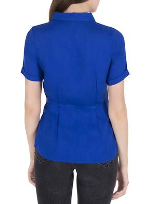 blue viscose regular shirt - 14046590 - Standard Image - 3