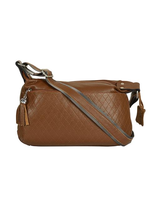 brown leather sling bag - 14047751 -  Standard Image - 0