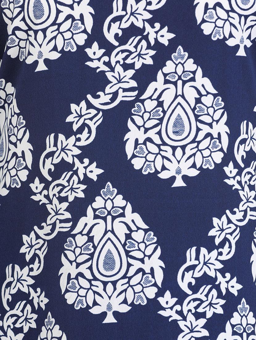 round neck printed kaftan - 14049041 - Zoom Image - 4