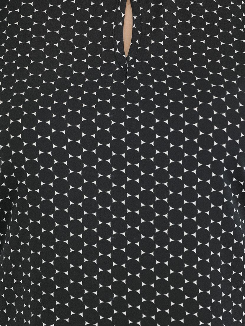 key hole front roll up sleeved top - 14049050 - Zoom Image - 4