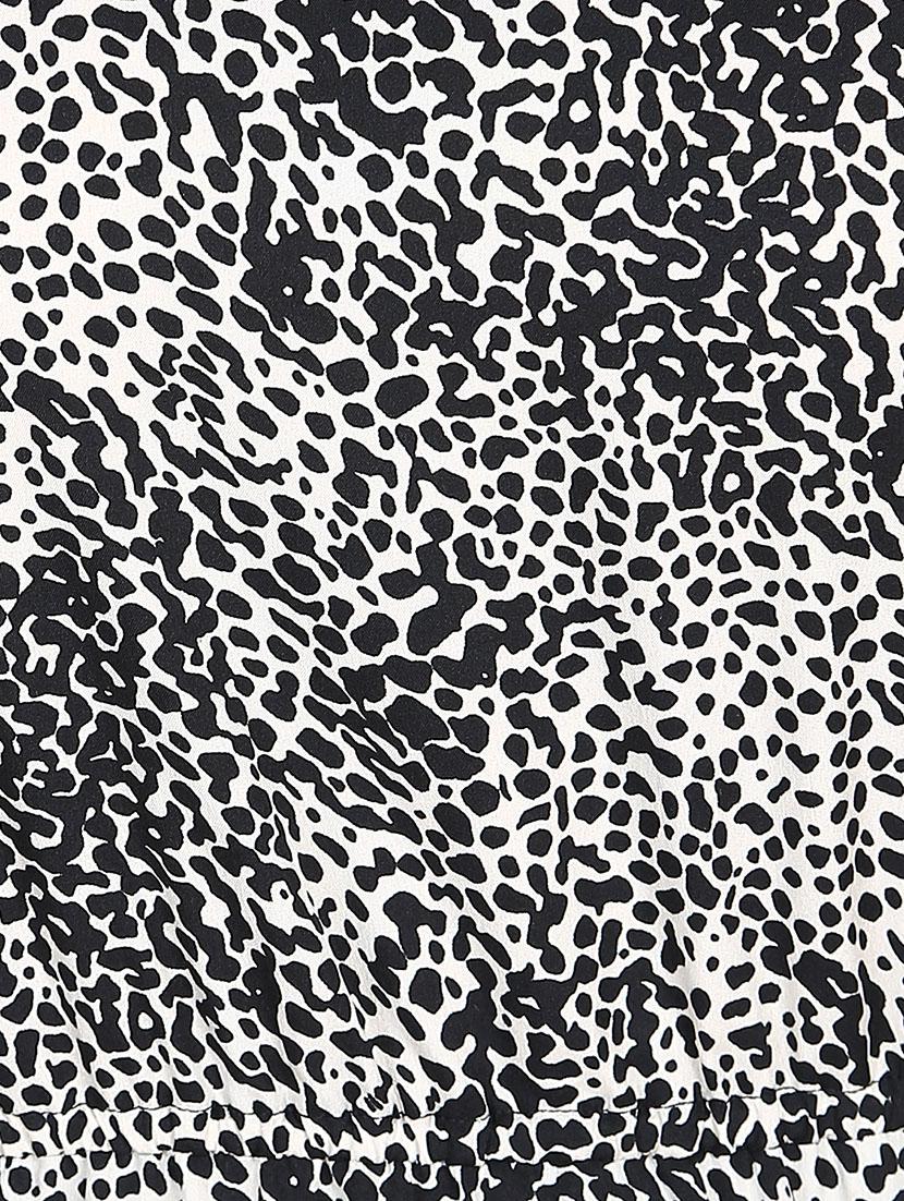 black printed crepe maxi dress - 14053663 - Zoom Image - 4