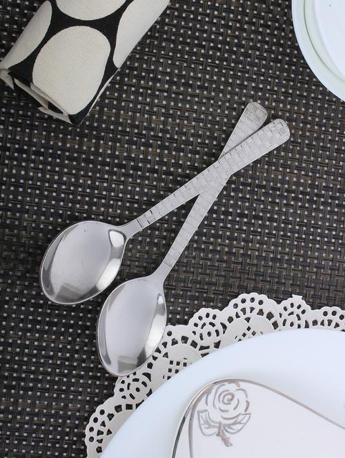 homeish 12 pcs stainless steel dinner spoons - 14054350 - Very Small Image - 1