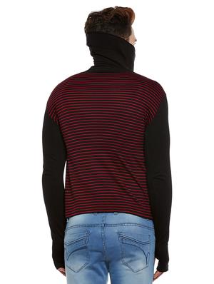 black cotton blend t-shirt - 14065422 - Standard Image - 3
