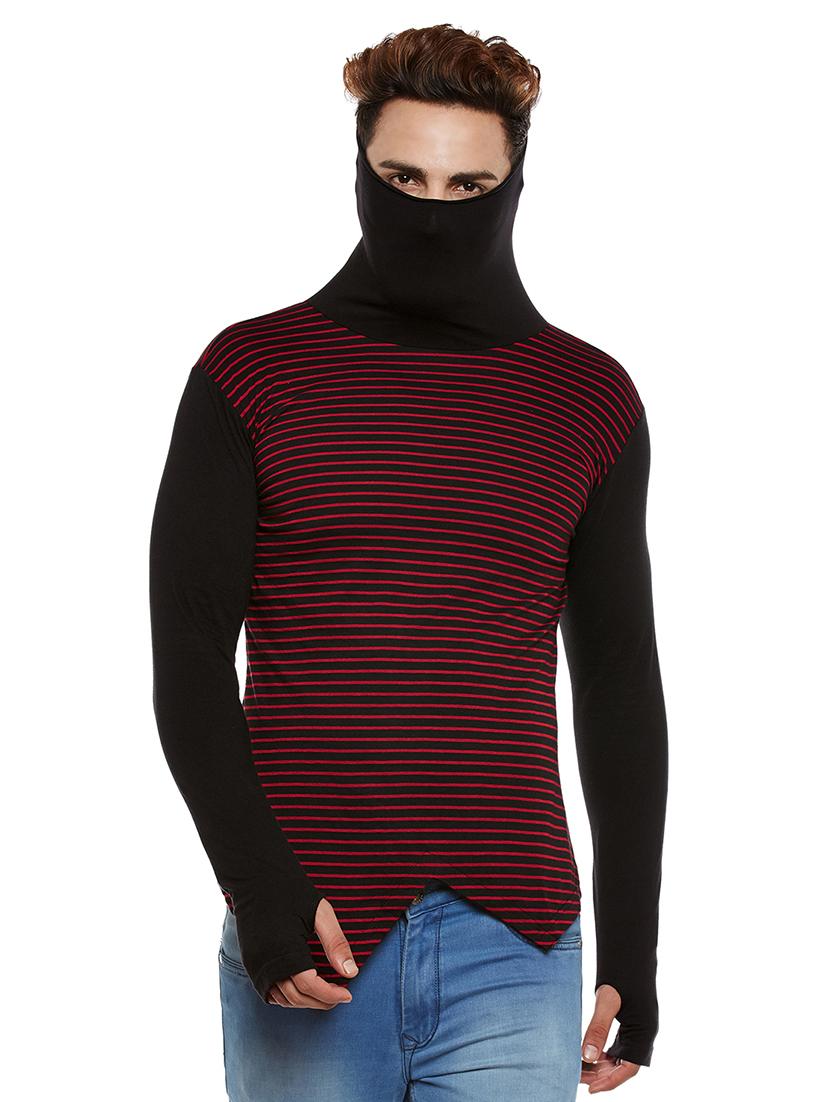 black cotton blend t-shirt - 14065422 - Zoom Image - 4