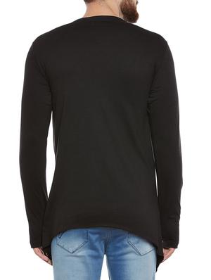 black cotton t-shirt - 14069271 - Standard Image - 3