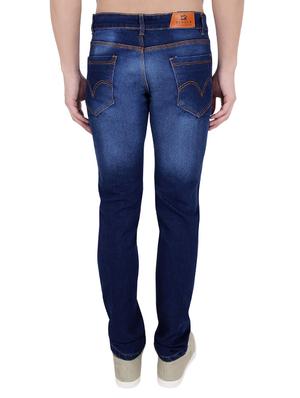 blue denim heavy washed jeans - 14070864 - Standard Image - 3