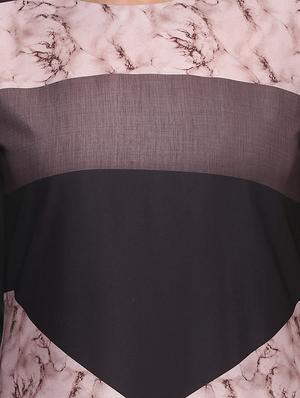 a-line chevron kurta - 14073107 - Standard Image - 4