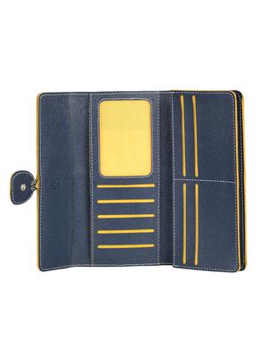 blue leatherette wallet - 14074021 - Standard Image - 3
