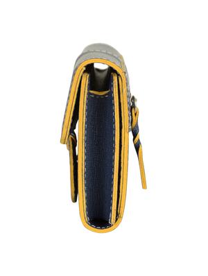 blue leatherette wallet - 14074021 - Standard Image - 4