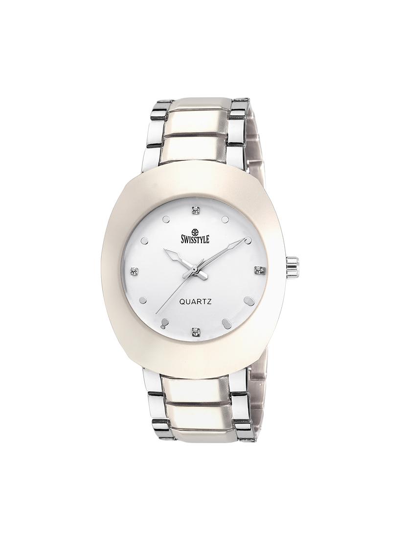 swisstyle stainless steel ladies anolog watch - 14076803 - Zoom Image - 1