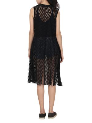 solid black net shrug - 14076908 - Standard Image - 3