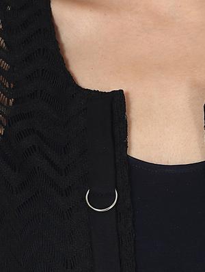 solid black net shrug - 14076908 - Standard Image - 4